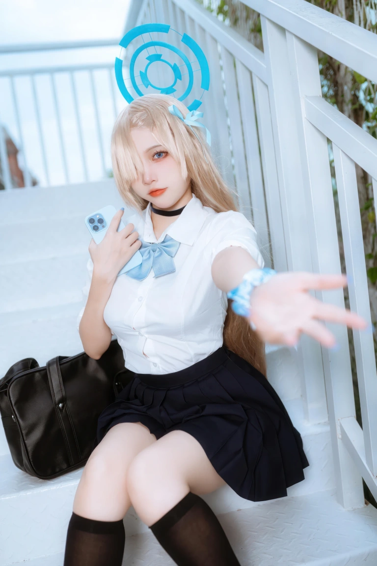 《蔚蓝档案 明日奈JK》｜二佐Nisa · 23张写真