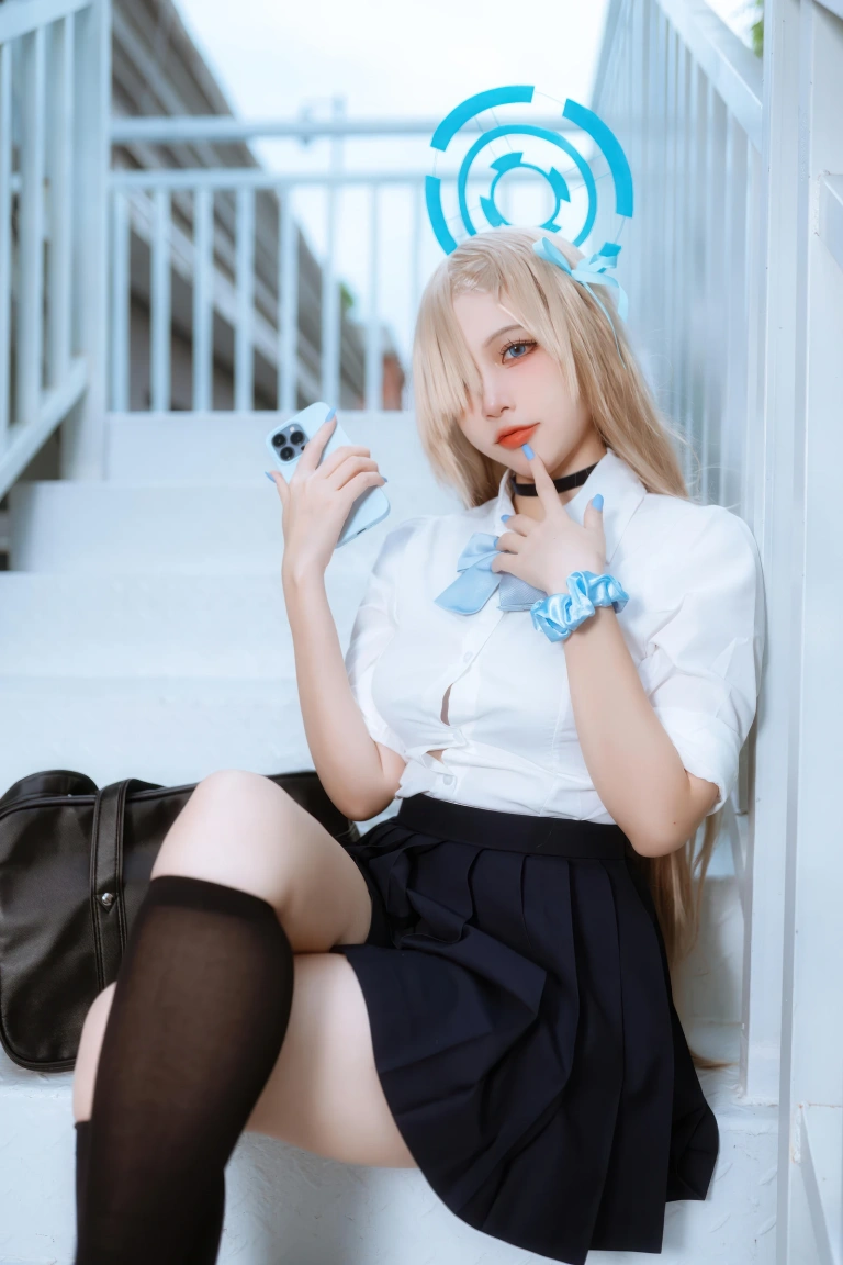 《蔚蓝档案 明日奈JK》｜二佐Nisa · 23张写真