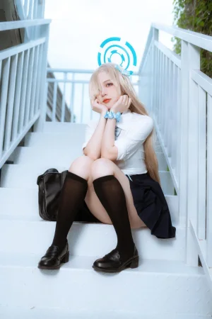 《蔚蓝档案 明日奈JK》｜二佐Nisa · 23张写真