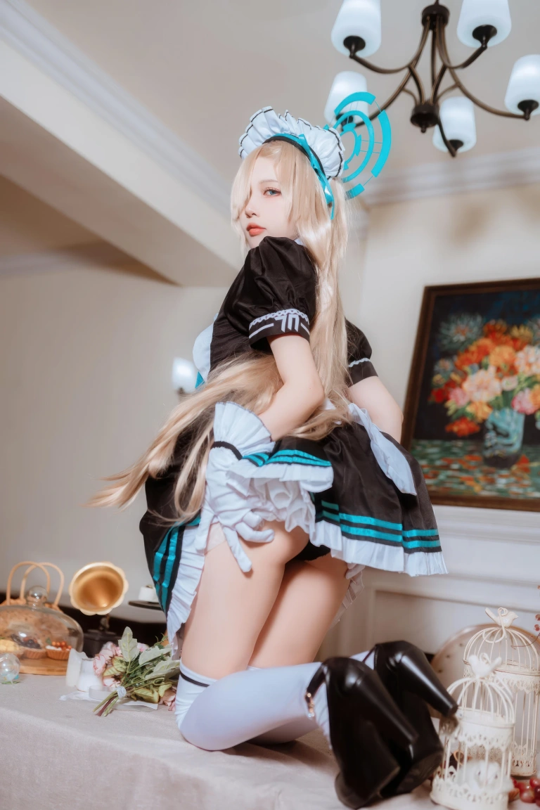 《蔚蓝档案 明日奈女仆》｜二佐Nisa · 30张写真
