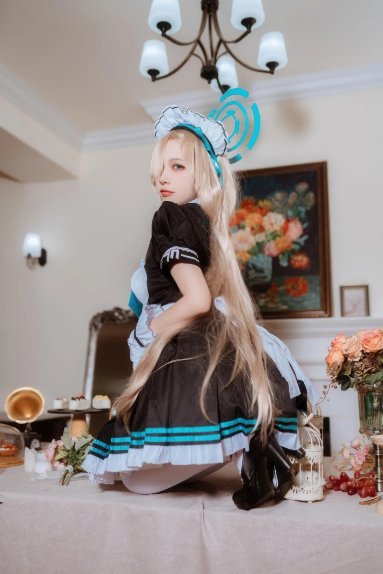 《蔚蓝档案 明日奈女仆》｜二佐Nisa · 30张写真