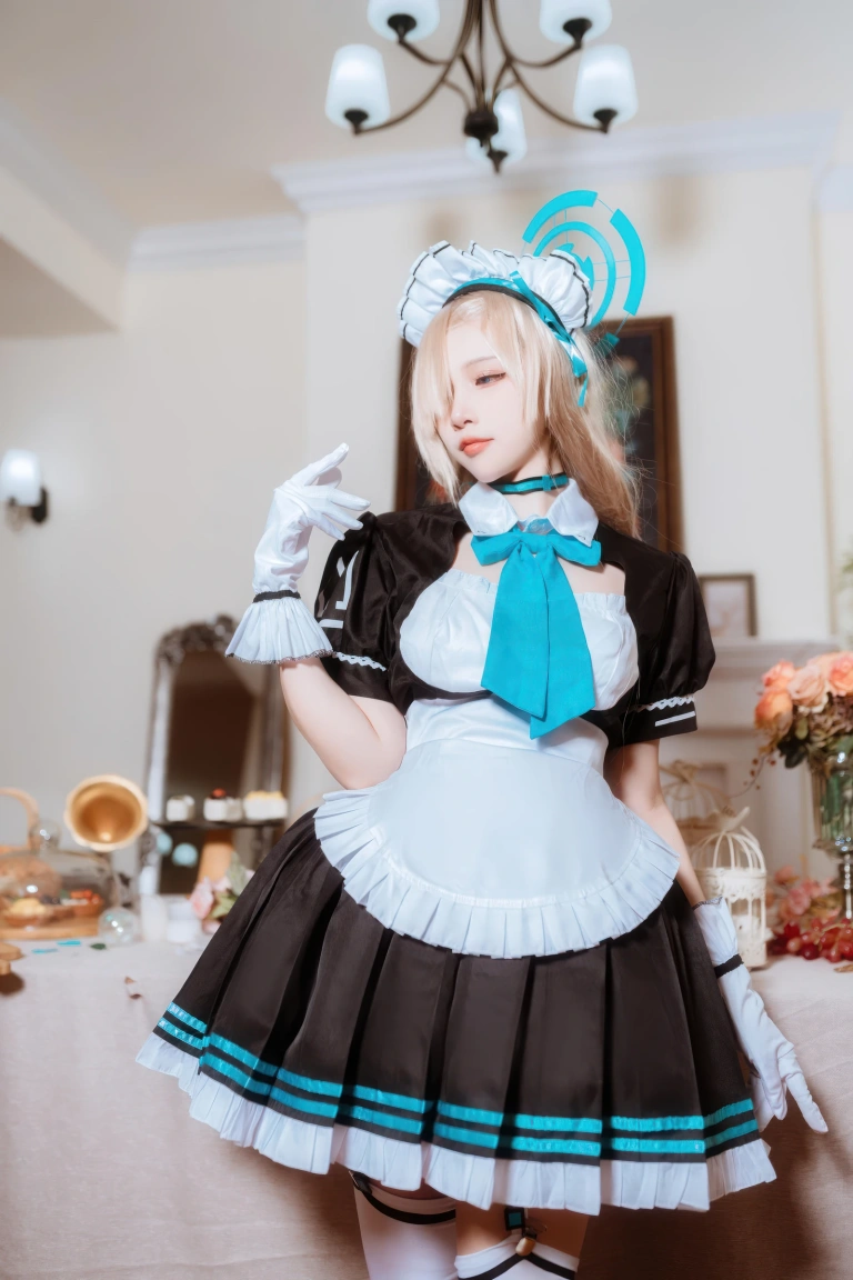 《蔚蓝档案 明日奈女仆》｜二佐Nisa · 30张写真