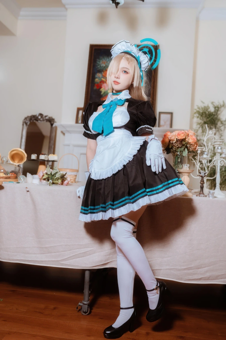 《蔚蓝档案 明日奈女仆》｜二佐Nisa · 30张写真