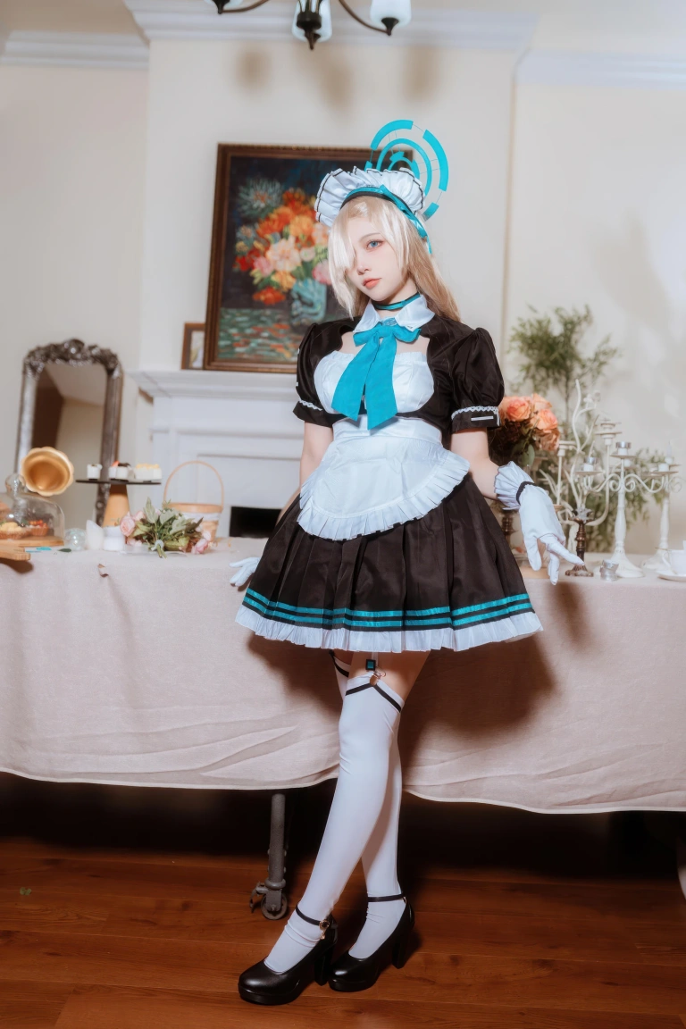 《蔚蓝档案 明日奈女仆》｜二佐Nisa · 30张写真