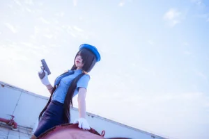 《约会大作战 狂三 女警》｜二佐Nisa · 28张写真
