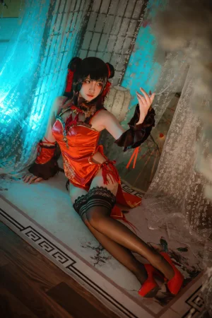 《时崎狂三 新春旗袍》｜二佐Nisa · 15张写真