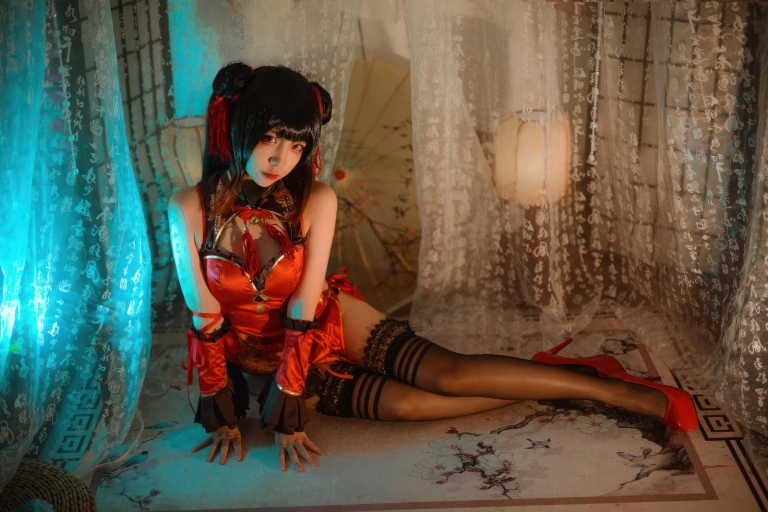 《时崎狂三 新春旗袍》｜二佐Nisa · 15张写真