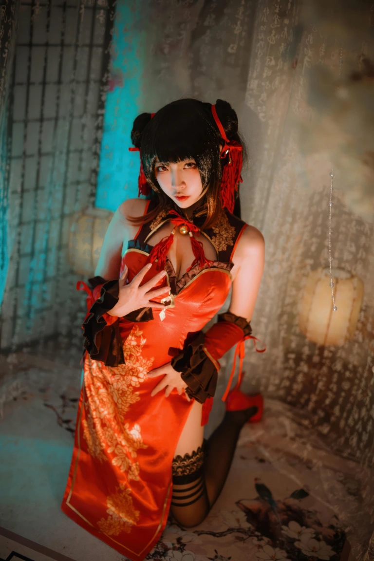 《时崎狂三 新春旗袍》｜二佐Nisa · 15张写真