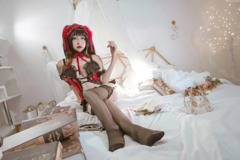 《时崎狂三 睡衣》｜二佐Nisa · 15张写真