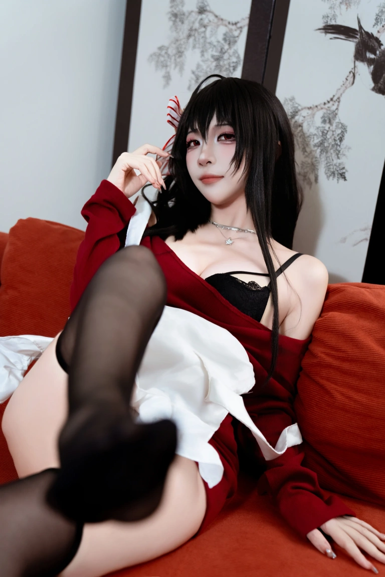 《碧蓝航线 大凤 居家服》｜二佐Nisa · 31张写真
