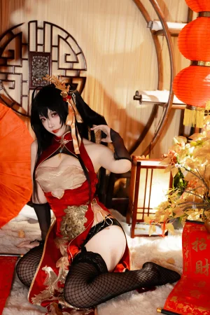 《碧蓝航线 大凤 旗袍》｜二佐Nisa · 38张写真