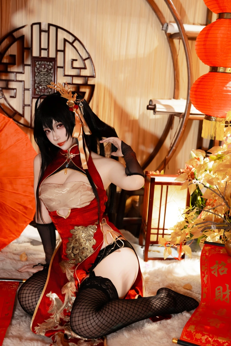 《碧蓝航线 大凤 旗袍》｜二佐Nisa · 38张写真