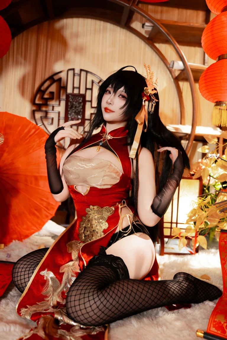 《碧蓝航线 大凤 旗袍》｜二佐Nisa · 38张写真