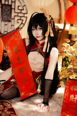 《碧蓝航线 大凤 旗袍》｜二佐Nisa · 38张写真