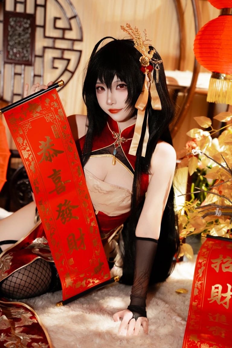 《碧蓝航线 大凤 旗袍》｜二佐Nisa · 38张写真