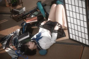 《蔚蓝档案 桐生桔梗》｜矢量鱼 · 28张写真