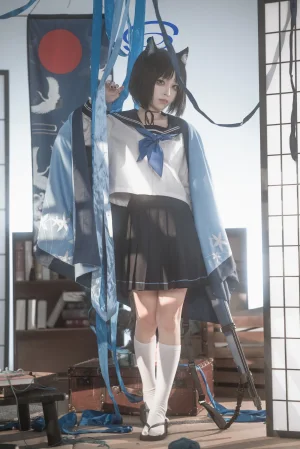 《蔚蓝档案 桐生桔梗》｜矢量鱼 · 28张写真