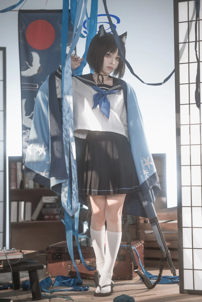《蔚蓝档案 桐生桔梗》｜矢量鱼 · 28张写真