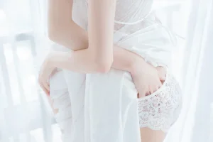 《朝（白裙×白裙）》｜木棉棉&桜桃喵 · 58张写真