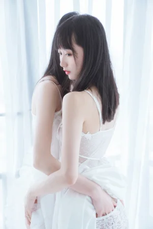《朝（白裙×白裙）》｜木棉棉&桜桃喵 · 58张写真