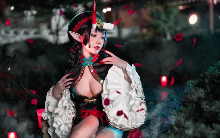 《酒吞童子》｜阿包也是兔娘 · 9张写真