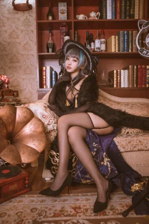 《柴郡旗袍 音乐绚烂CaitSith》｜宮本桜 · 20张写真