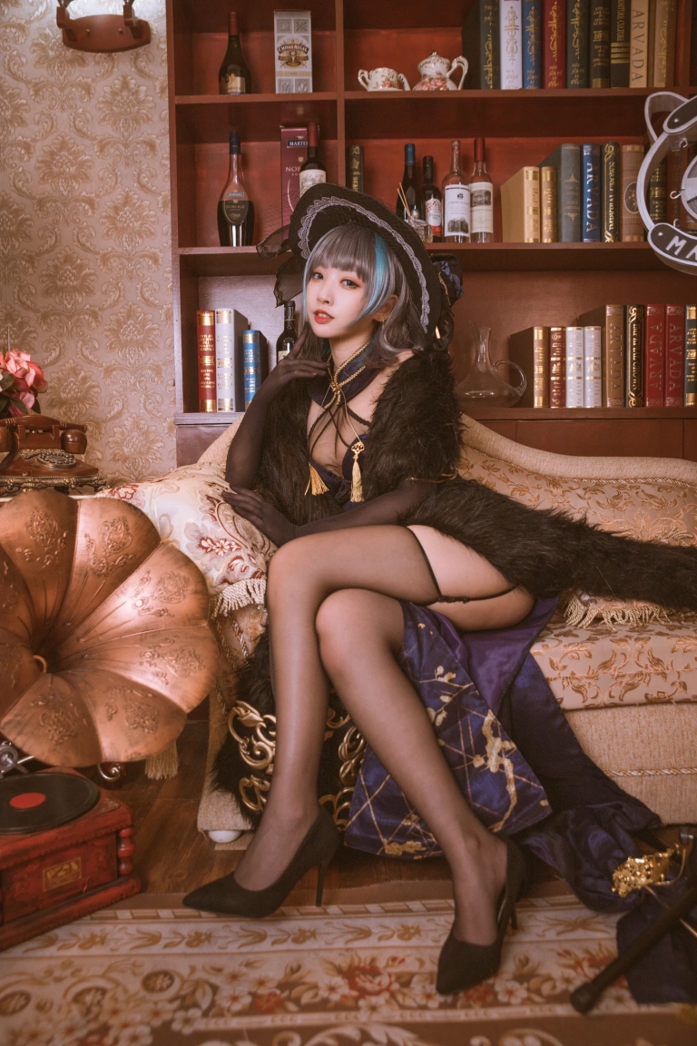 《柴郡旗袍 音乐绚烂CaitSith》｜宮本桜 · 20张写真
