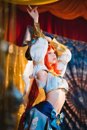 《原神COS · 妮露》｜清青琴玖 · 29张写真