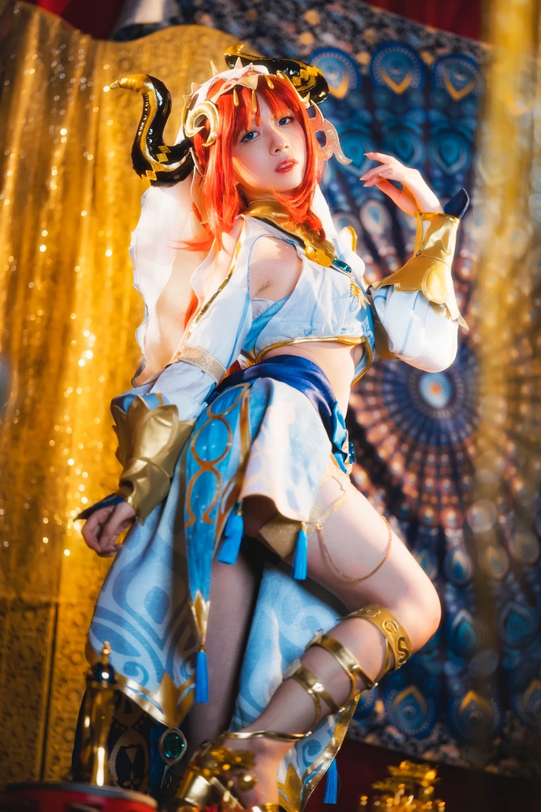 《原神COS · 妮露》｜清青琴玖 · 29张写真