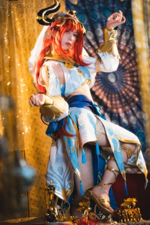 《原神COS · 妮露》｜清青琴玖 · 29张写真