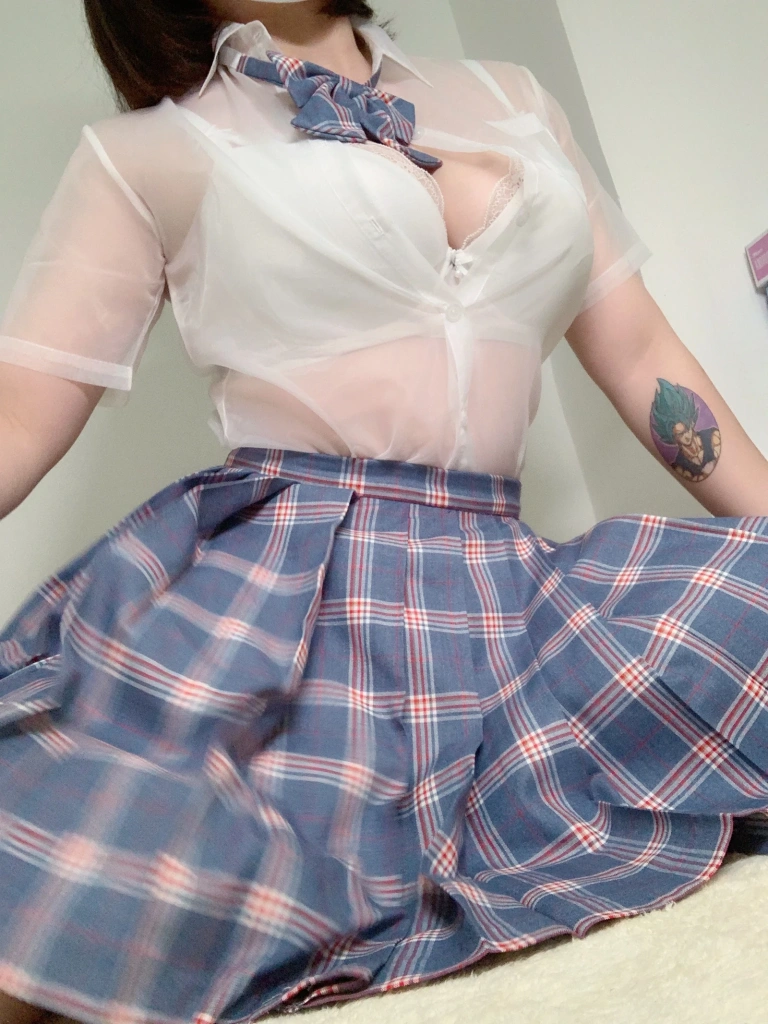 《jk透明制服自拍》｜皮皮奶 · 35张写真