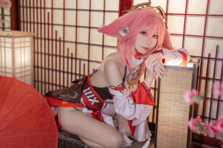 《八重神子》｜樱岛嗷一 · 20张写真