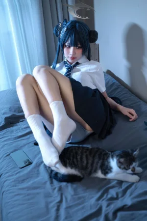 《蔚蓝档案 龙华妃咲JK》｜清水凪 · 52张写真