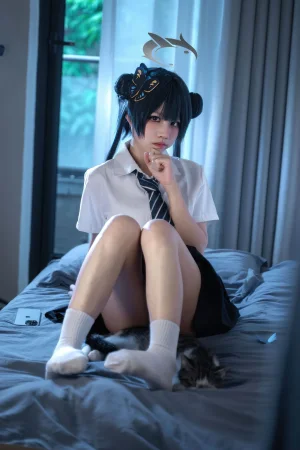 《蔚蓝档案 龙华妃咲JK》｜清水凪 · 52张写真