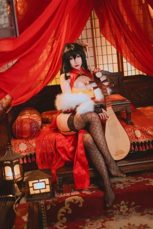 《大凤旗袍》｜贞子蜜桃 · 10张写真