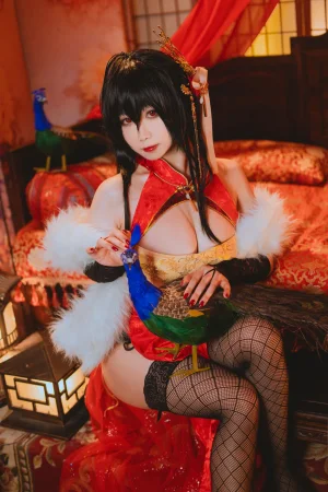 《大凤旗袍》｜贞子蜜桃 · 10张写真