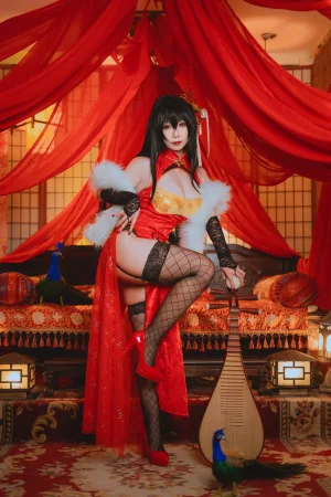 《大凤旗袍》｜贞子蜜桃 · 10张写真