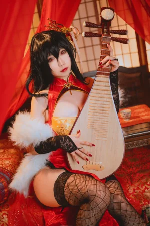 《大凤旗袍》｜贞子蜜桃 · 10张写真