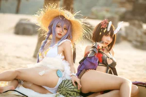 《《公主连结》 静流&惠理子》｜伊喵君&是一只熊仔 · 38张写真