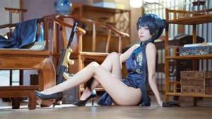 《碧蓝档案 妃咲旗袍》｜三無人型 · 42张写真