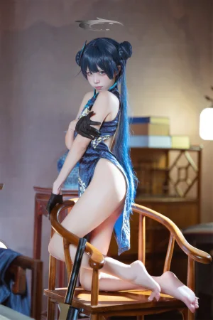 《碧蓝档案 妃咲旗袍》｜三無人型 · 42张写真