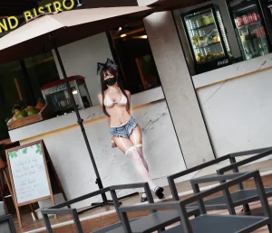 《猫猫蓝白比基尼》｜三水子 · 85张写真、1 个视频