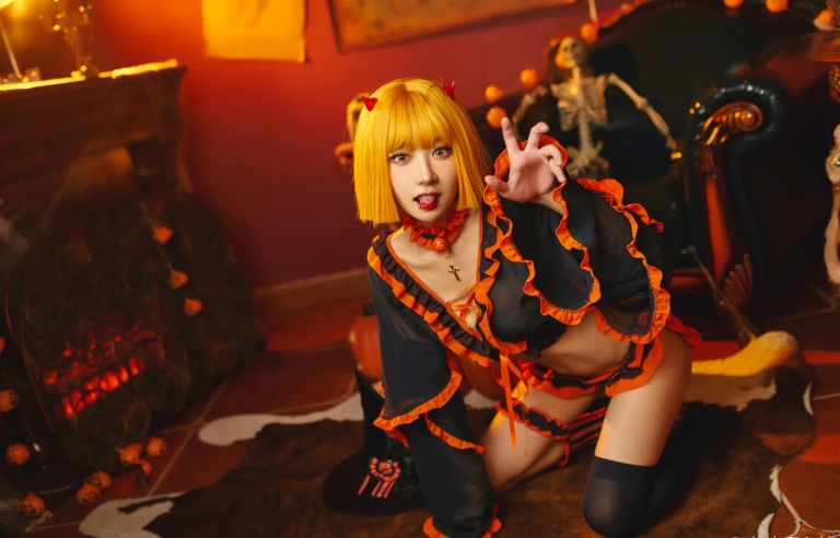 《万圣节》｜阿包也是兔娘 · 8张写真