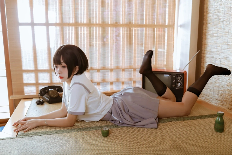 《和风jk》｜日奈娇(椎名莜) · 40张写真