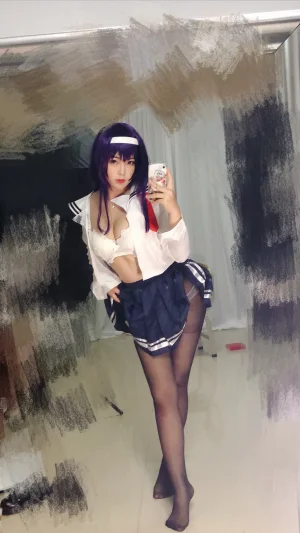 《学姐校服自拍》｜白烨 · 26张写真
