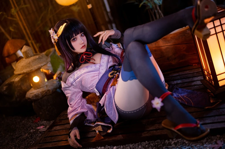 《《原神 鸣神双人》 八重&雷神 双倍快乐》｜伊喵君&桃景三酪 · 57张写真、1 个视频