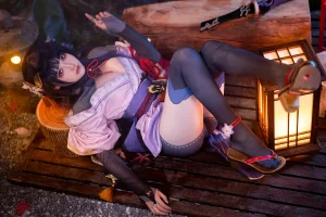 《《原神 鸣神双人》 八重&雷神 双倍快乐》｜伊喵君&桃景三酪 · 57张写真、1 个视频