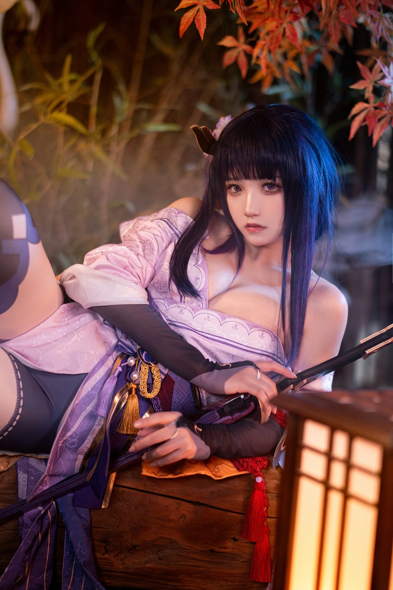 《《原神 鸣神双人》 八重&雷神 双倍快乐》｜伊喵君&桃景三酪 · 57张写真、1 个视频