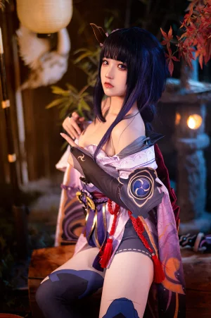 《《原神 鸣神双人》 八重&雷神 双倍快乐》｜伊喵君&桃景三酪 · 57张写真、1 个视频