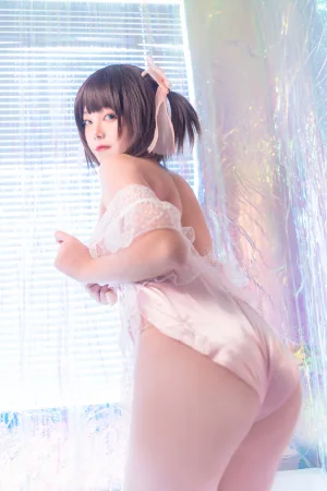 《粉色私房》｜蜜汁猫裘 · 14张写真